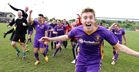 Football, Play Off Celebrations. Slough Town